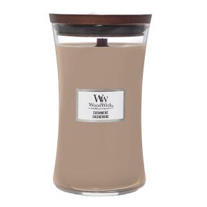 WoodWick Hourglass duftlys stor cashmere