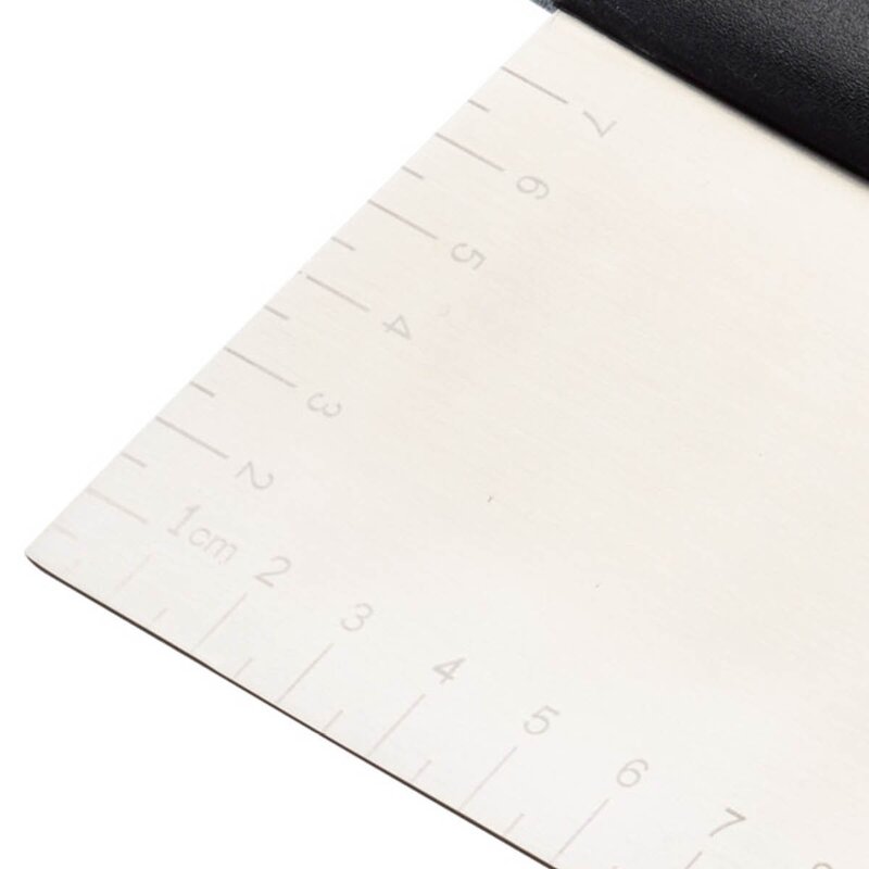 MasterClass Deigskrape 16,5 cm med mål rustfri svart