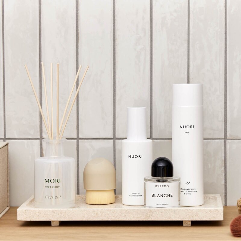 OYOY Savi marmorbrett 30x14 cm beige