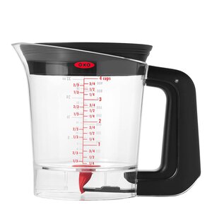 Oxo Fettskiller med bunnventil 1L klar