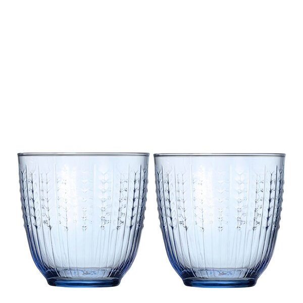 Rörstrand Swedish Grace glass 25 cl 2 stk blå