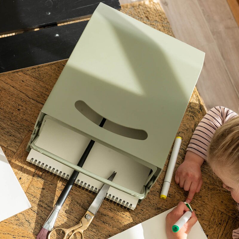 ReCollector Recycling kildesorteringsboks 30x15x40 cm Oak Green