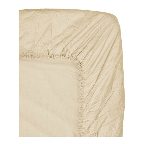 Midnatt Sorbetto stretchlaken 90x200 cm lysegul