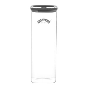Kilner Fresh XL oppbevaringskrukke 2L glass/grå