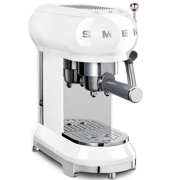 SMEG, espressomaskin ECF01 15 bar hvit