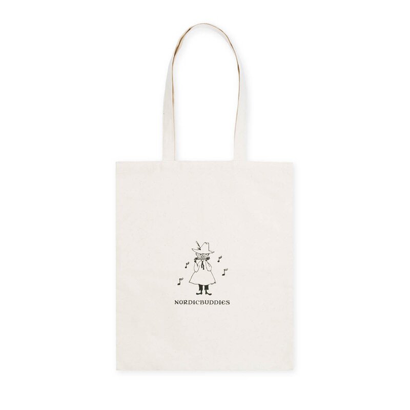 Nordicbuddies Mummi Novels handlenett 38,5x42 cm Kometen naturhvit