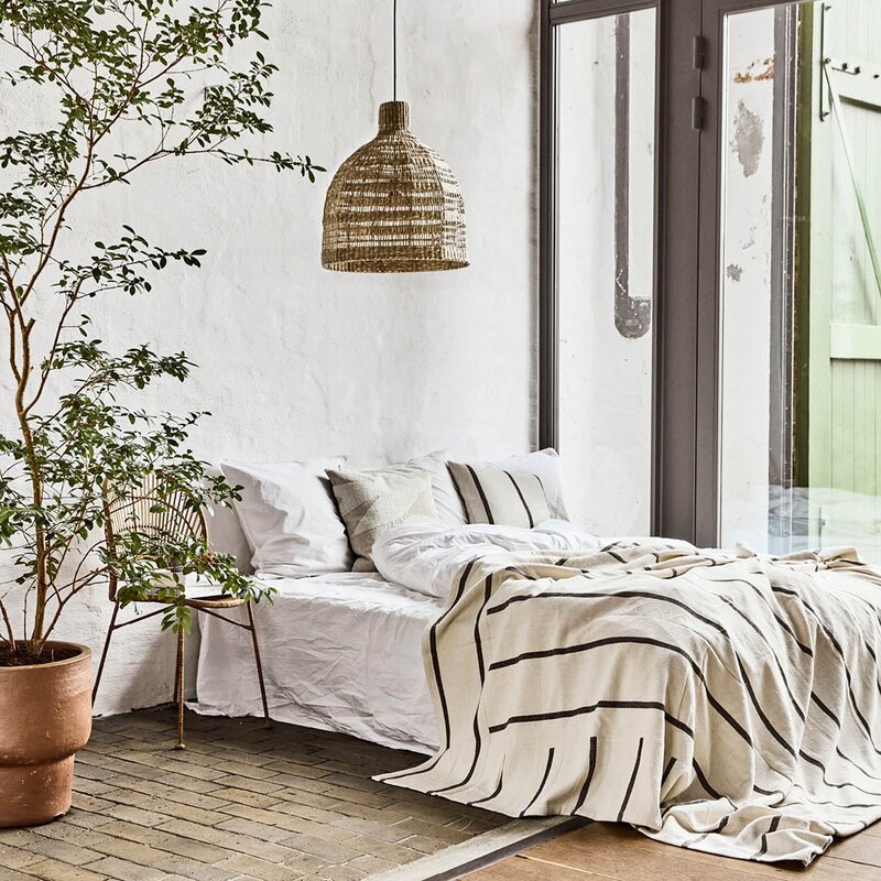 House Doctor Putetrekk Nula 50x50 cm mørk brun