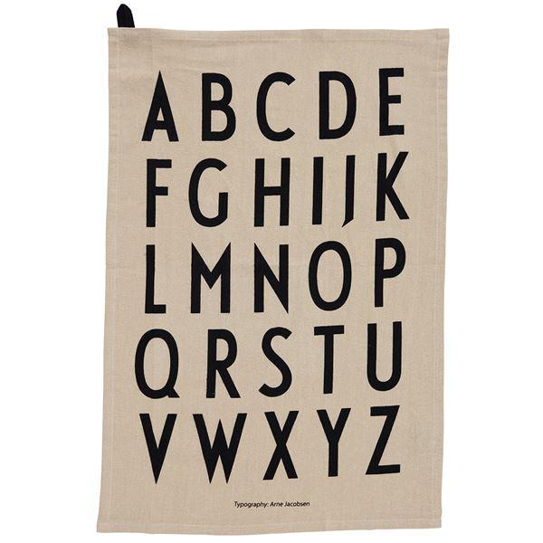 Design Letters Favourite kjøkkenhåndkle beige 