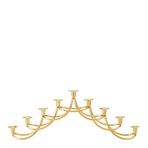Georg Jensen Harmony lysestake 14x39 cm gull