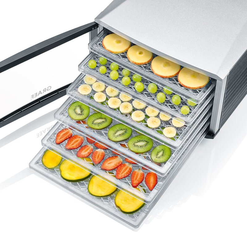 Graef Dehydrator DA506 6 plater stål/svart