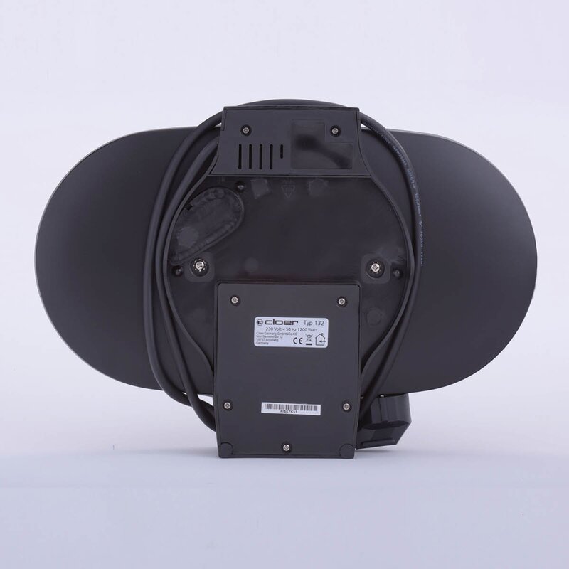 Cloer Cloer Waffle dobbelt vaffeljern CL1320 svart