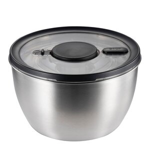 Anders Petter Classic salatslynge 5,4L børstet rustfritt stål/svart