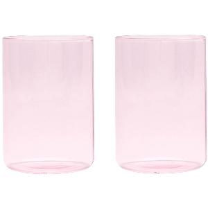 Design Letters Favourite glass The Mute Collection 35 cl 2 stk rosa