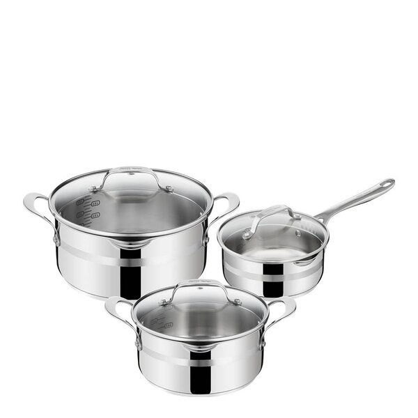Jamie Oliver Tefal Cook Smart grytesett 6 deler non-stick