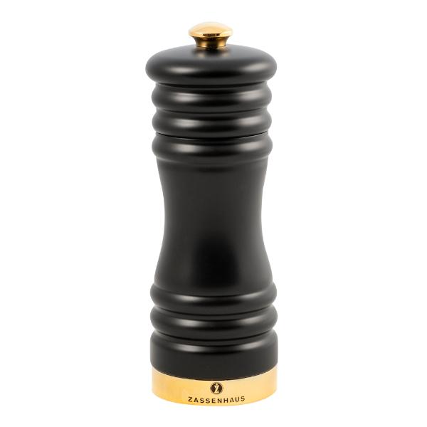 Zassenhaus München pepperkvern 15 cm svart/gull