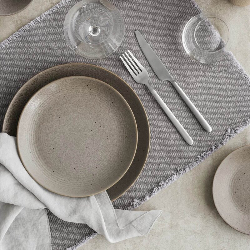 Blomus Kumi asjett 16 cm lys brun