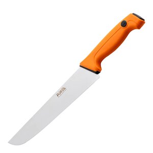 EKA Pro slaktekniv m/bredt blad 26 cm oransje