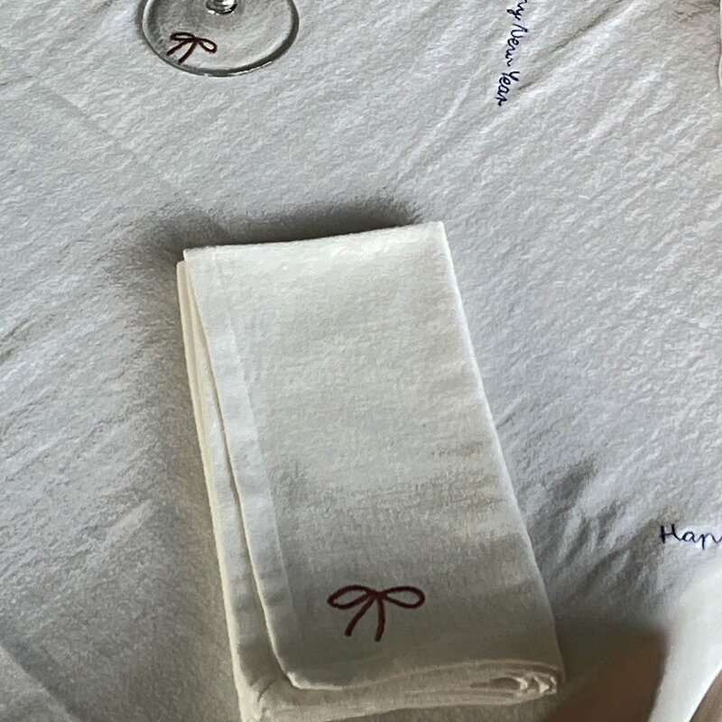 OYOY New Year serviett 45x45 cm 4 stk offwhite