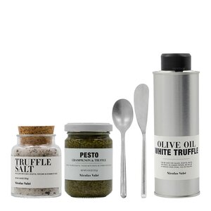Nicolas Vahé Gavesett Because Truffle Is Always In Season trøffelpesto,trøffelsalt og trøffelolje