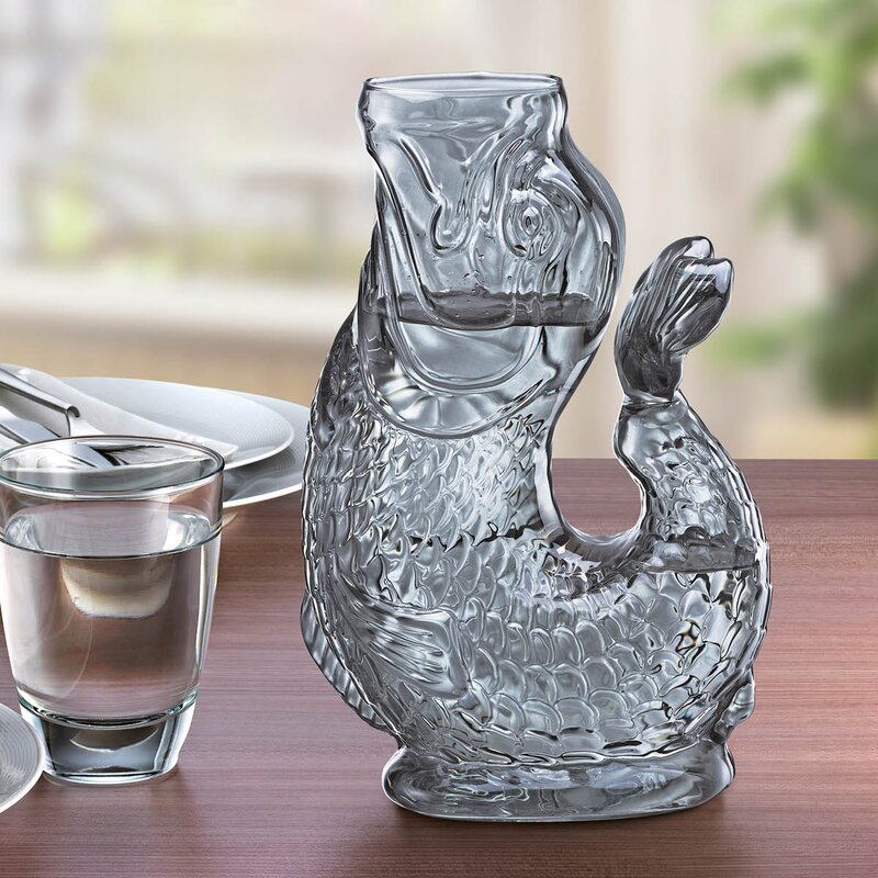 Cilio Nemo vannkaraffel 1L grå