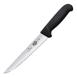 Victorinox Fibrox utbeiningskniv rett 18 cm svart
