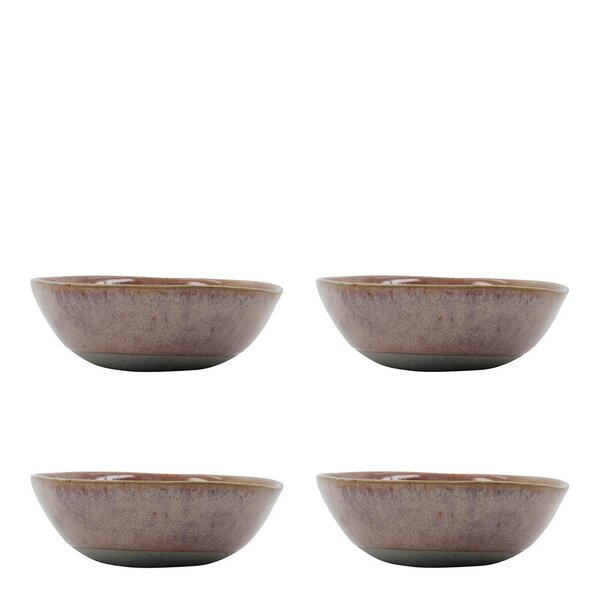 House Doctor Vida skål 6 cl 4 stk  8x3,2 cm rosa