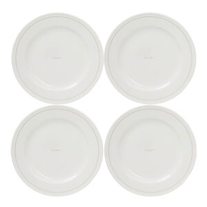 Lexington Icons tallerken 28 cm 4 stk hvit/beige