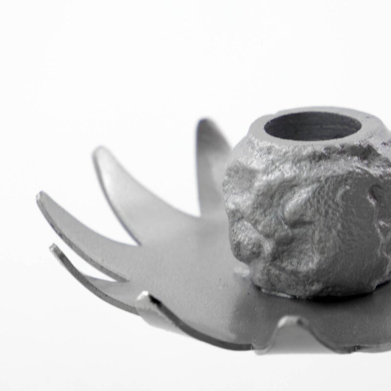 House Doctor Starry lysestake i jern 3 stk sølv