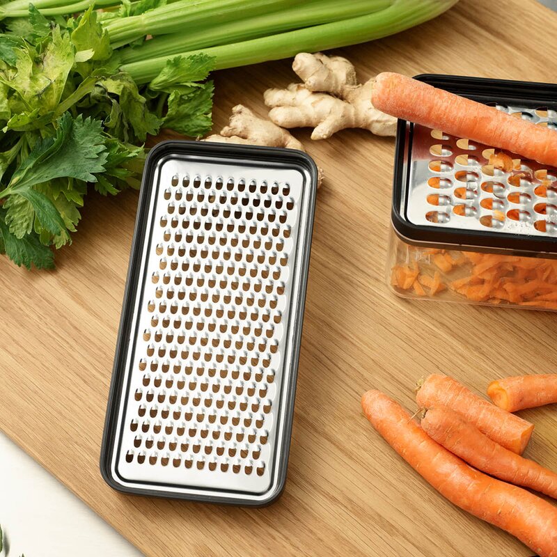 RIG-TIG Grate-It rivjern m/beholder svart