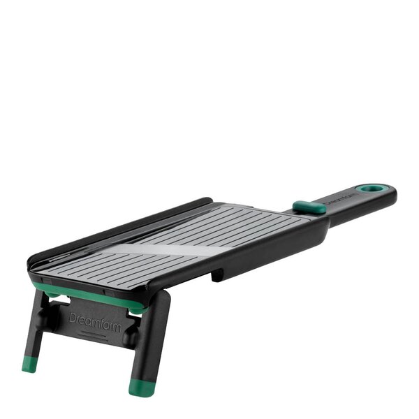 Dreamfarm Mandolinjern med fingerbeskyttelse 28,5 cm svart/grønn