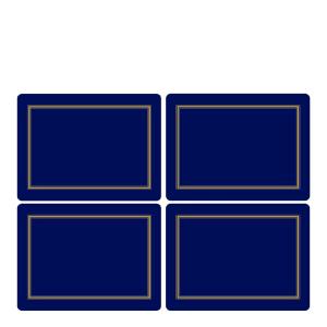 Pimpernel Classic bordbrikke 40x30 cm 4 stk midnatt