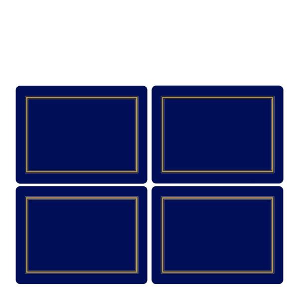 Pimpernel Classic bordbrikke 40x30 cm 4 stk midnatt