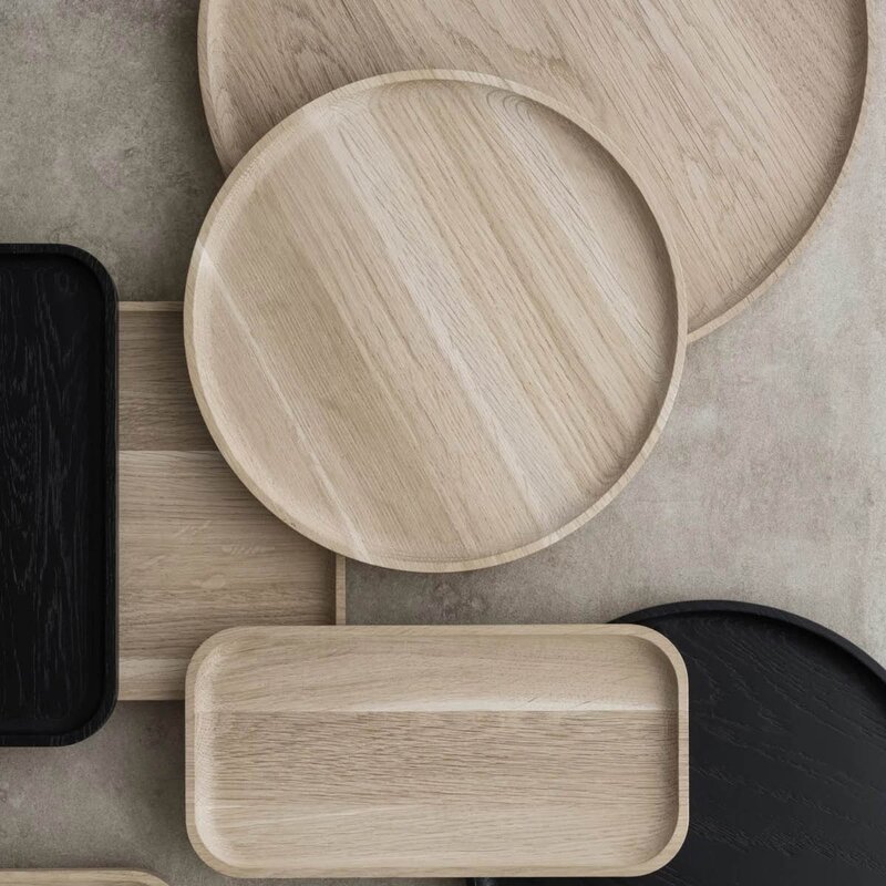 Blomus Oku serveringsbrett 25 cm eik