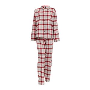 Høie Gabriel flanell pyjamas dame str XL rød