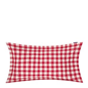 Lexington Putetrekk flanell 50x90 cm rutete rød/lys beige