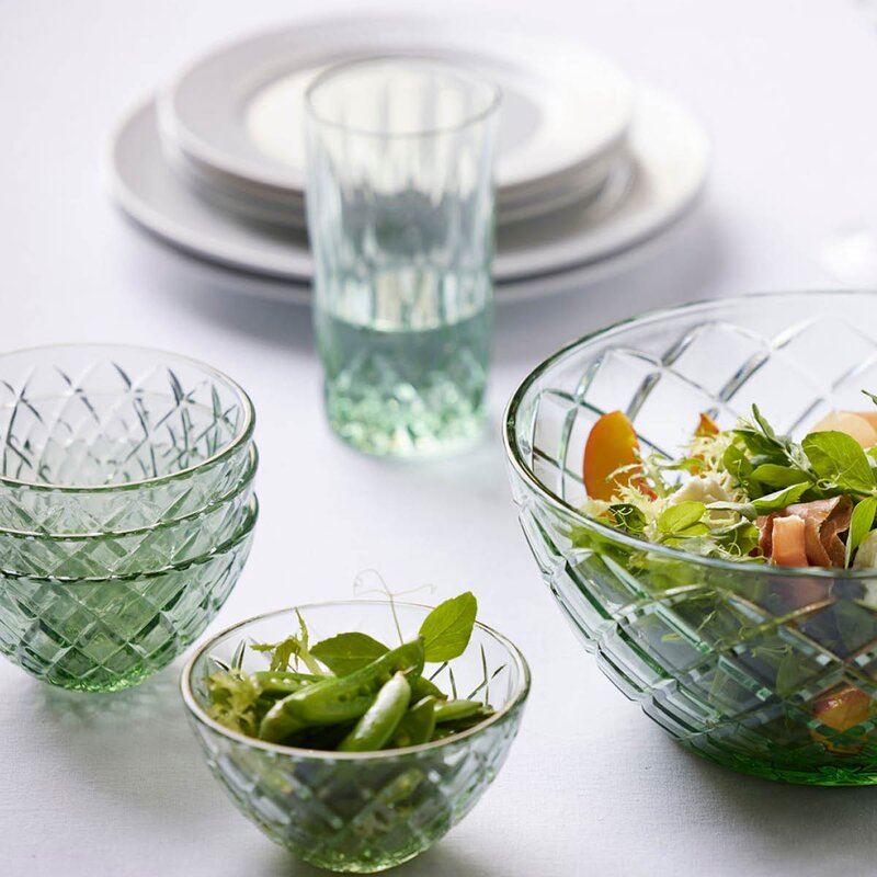 Lyngby Glas Sorrento highball 38 cl 4 stk grønn