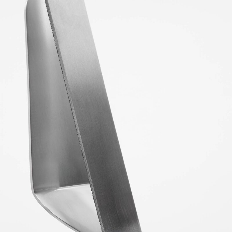 House Doctor Lata kakespade og kakekniv i polert stål 28 cm mørk grønn