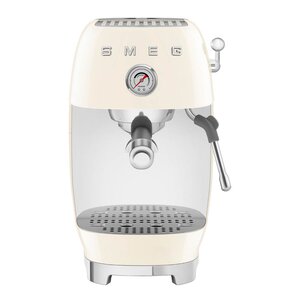 SMEG Manuell espressomaskin med Cold Brew ECF03 krem