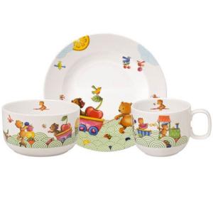 Villeroy & Boch Happy as a Bear sett 3 deler
