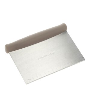 Blomsterbergs Deigskrape 16,5x12,5x1,2 cm rustfritt stål