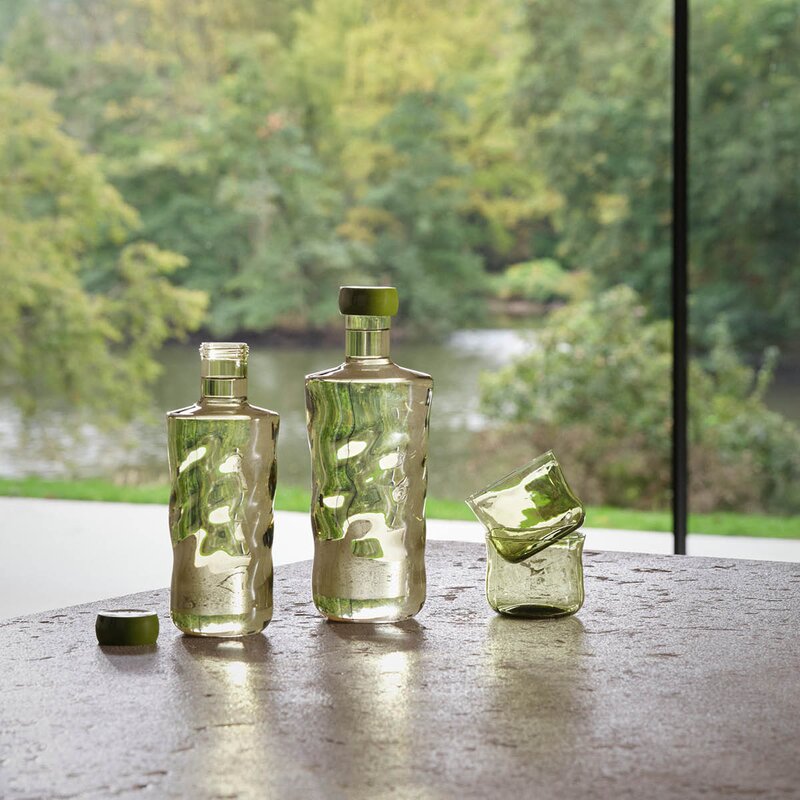 Paveau Swirl flaske large 1,25L Moss