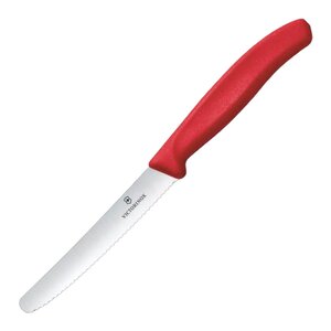 Victorinox Swiss Classic tomat- og bordkniv 11 cm rød