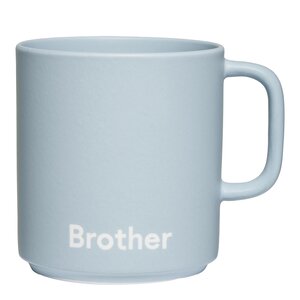 Design Letters Favourite kopp med hank Brother 25 cl light blue