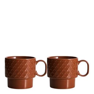 Sagaform Coffee & More tekrus 50 cl 2 stk terrakotta