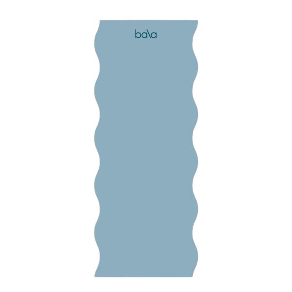 Bala Wavy Mat treningsmatte 5 mm 183 cm lyseblå