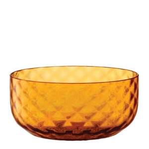 LSA International Dapple skål 12 cm sun amber
