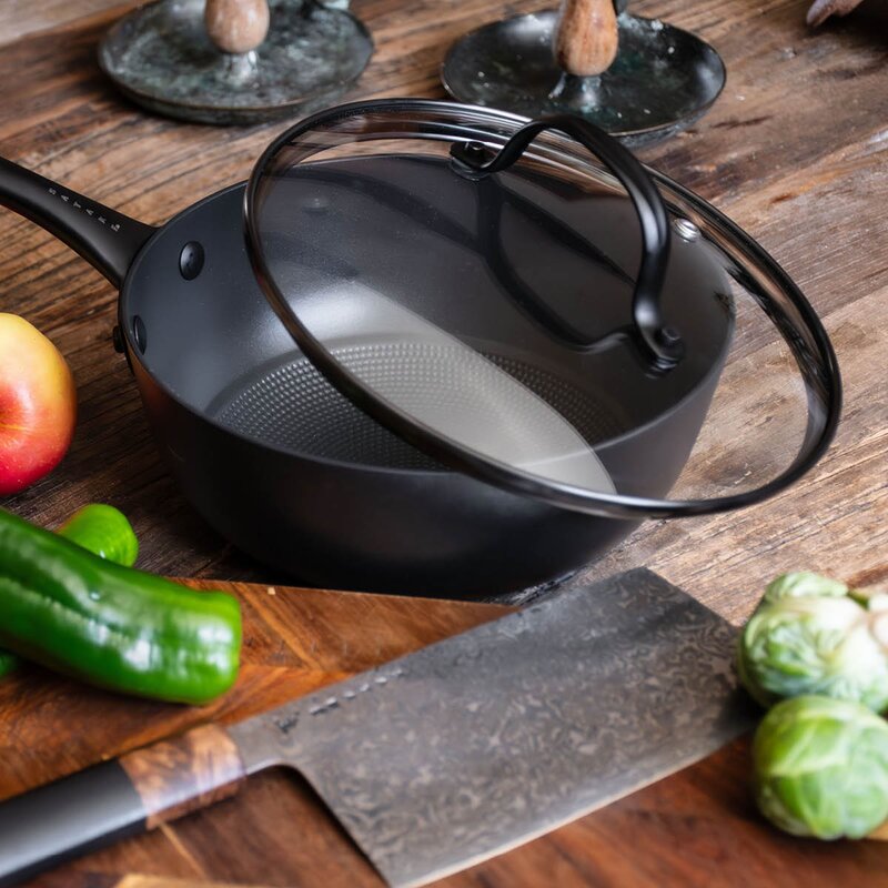 Satake Sautépanne i støpejern med Honeycomb keramisk belegg 20 cm
