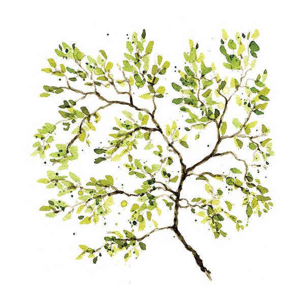 Sögne Home Serviett lunch Forest 33 cm hvit