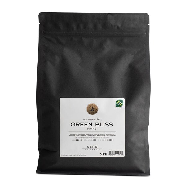 Cemo Green Bliss hele kaffebønner 1 kg