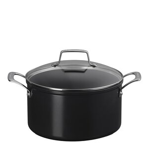 Le Creuset ENSC gryte med glasslokk 6L 24 cm black